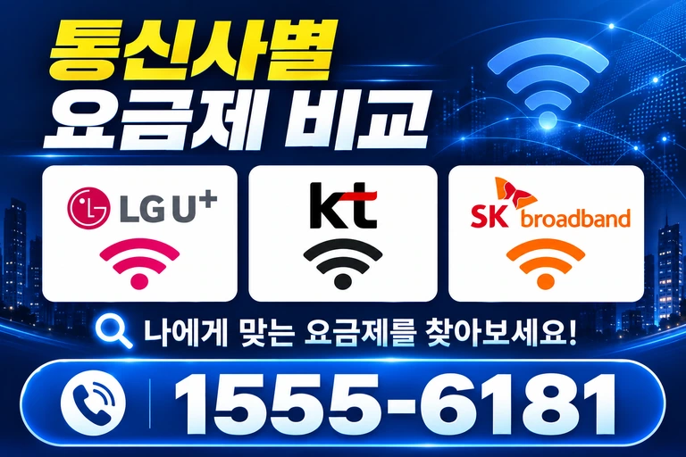 영월군 상동읍 통신사별 요금제 비교
